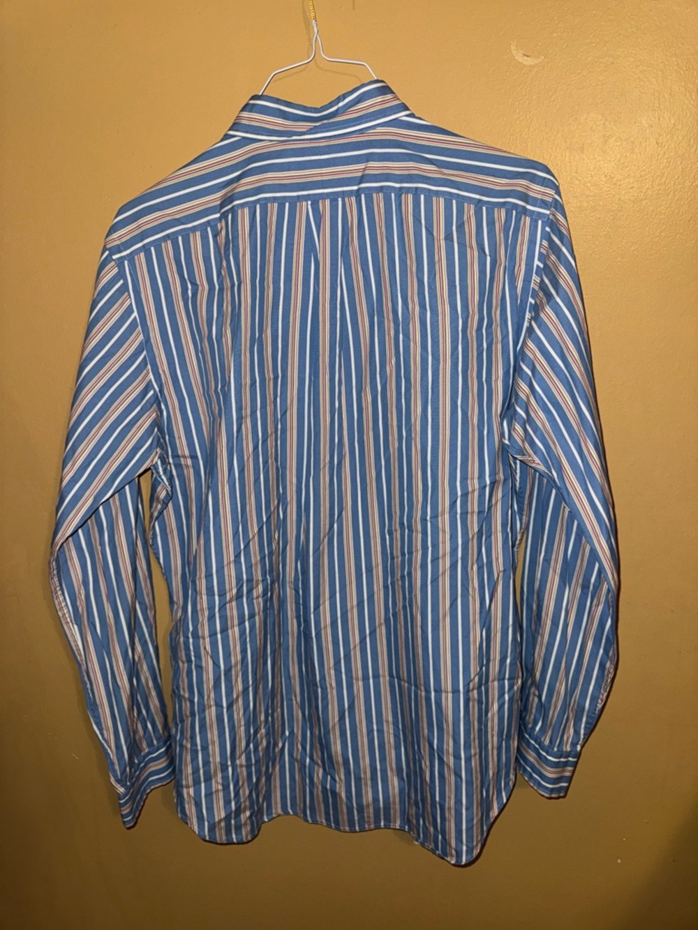Polo by Ralph Lauren Blue Striped Button-Down Shirt large - Picture 5 of 6